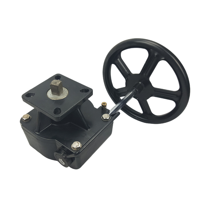 Механизм аварийной маховиковой передачи для пневматических приводов